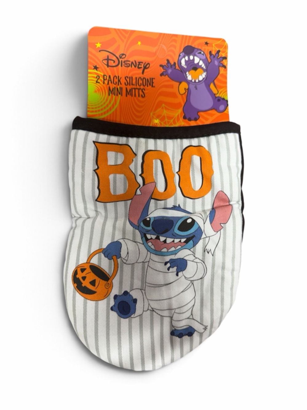 Disney Stitch 2 Pack Halloween Silicone Oven Mitts